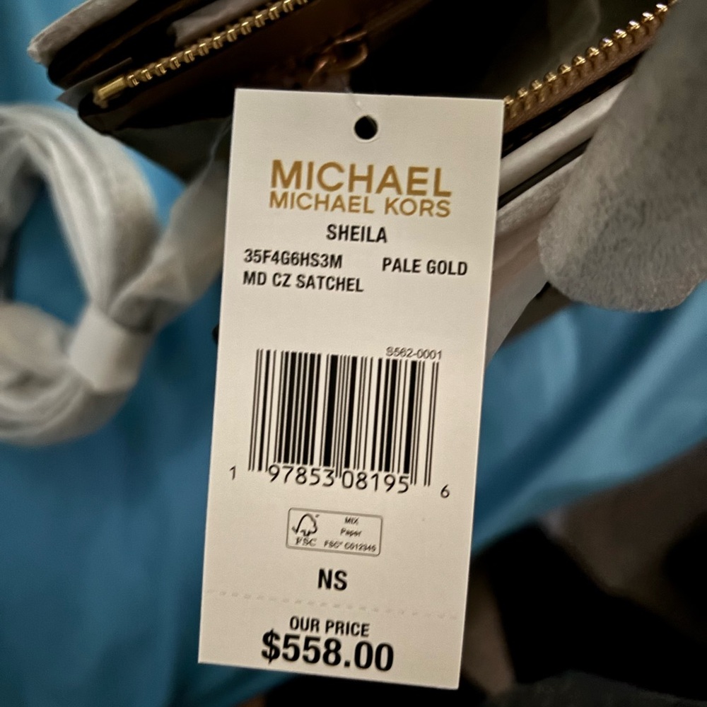 Michael Kors Gold Satchel with Elegant Design - Picture 2 of 3